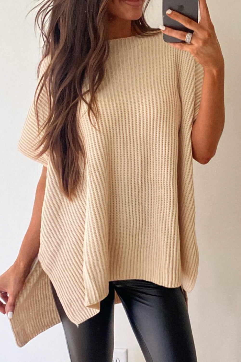 Pull Oversize rose "Mélanie" | Pour FEMMES