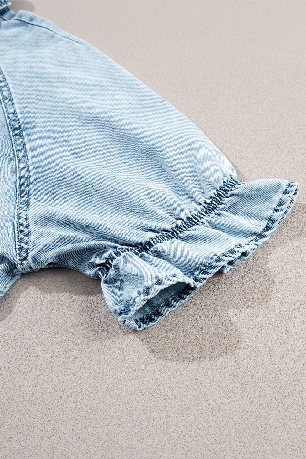 Robe courte en jean | Avec poches