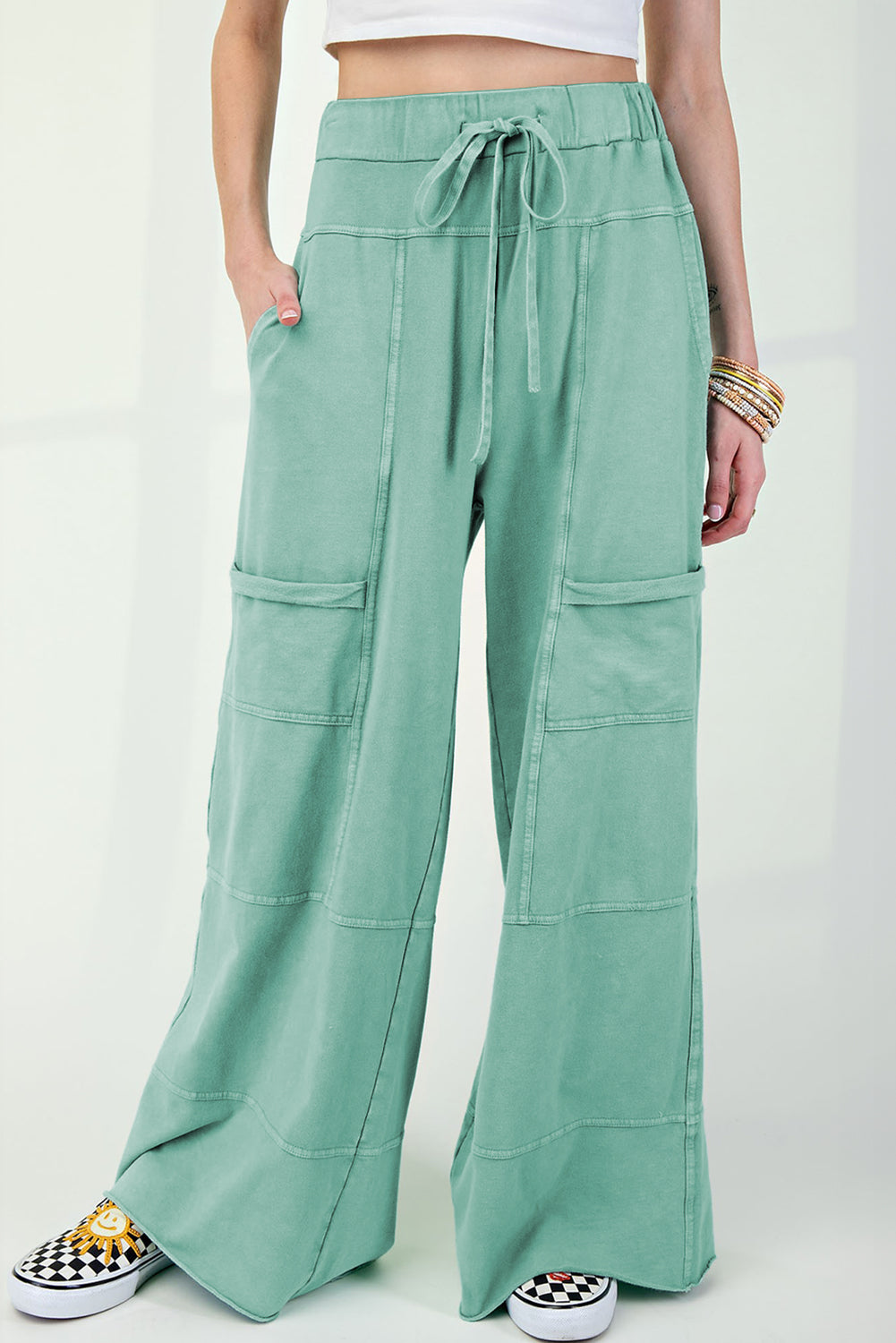 Pantalon cargo large "Cynthia" | Pour FEMMES