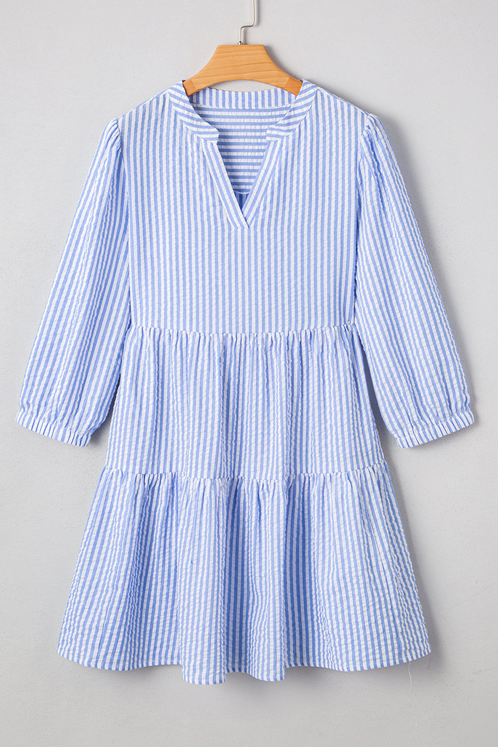 Robe courte bleue "Zoé"