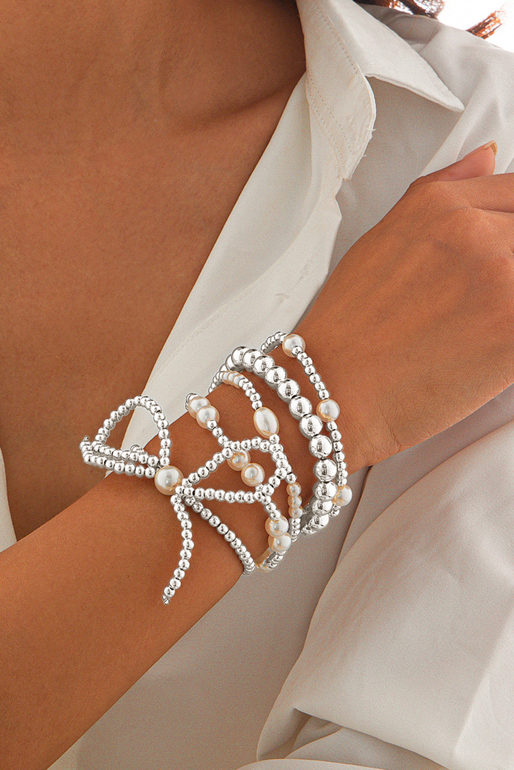 Multi-layered knot bracelet | Gold and/or silver | For WOMEN