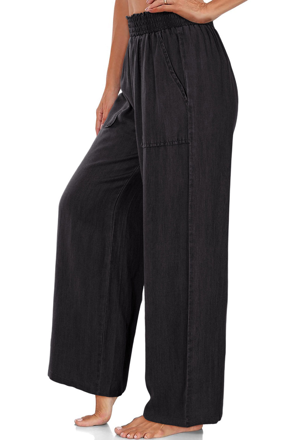 Jean large | Taille élastique | Pour FEMMES