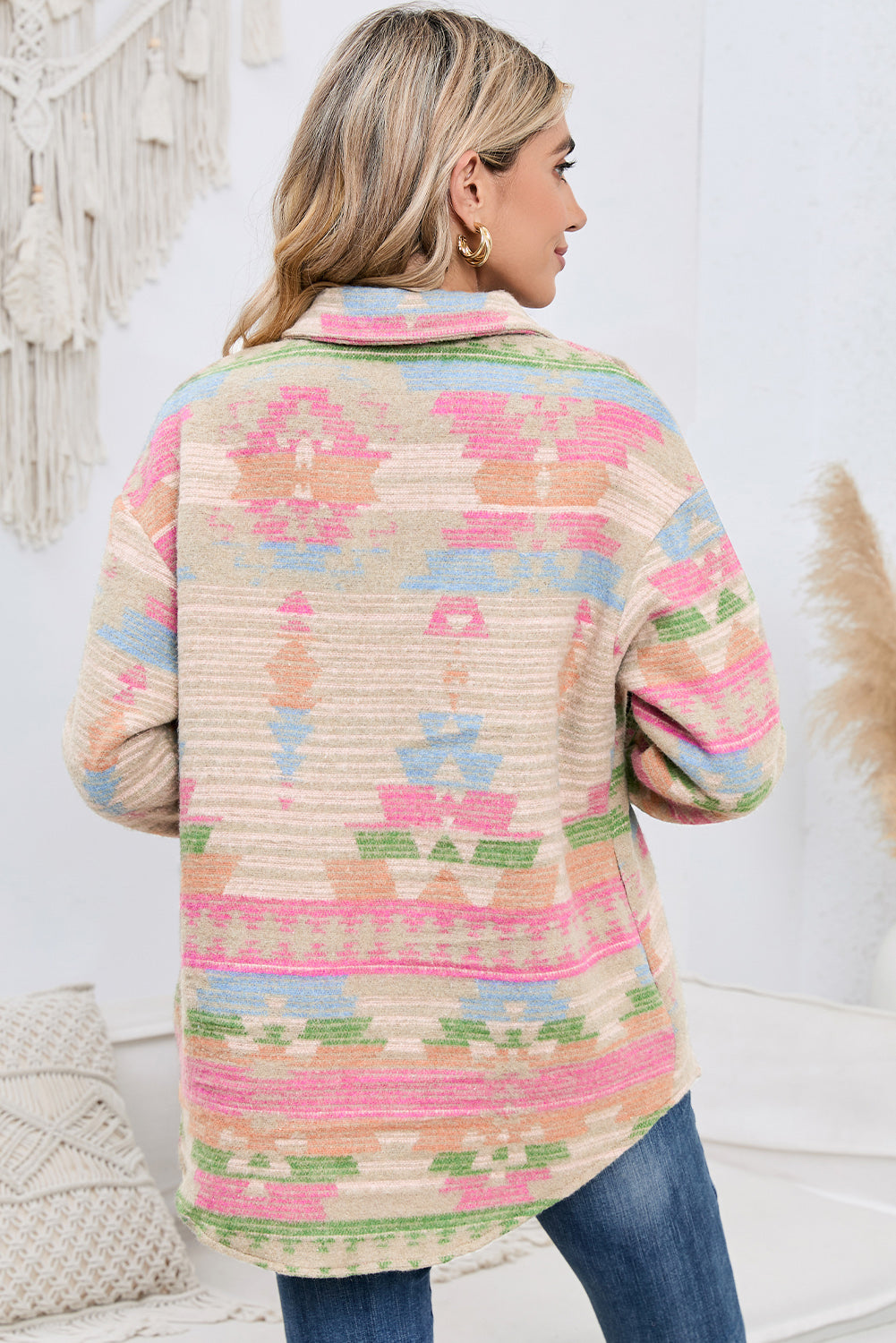 Veste de surchemise boutonnée | Pour FEMMES