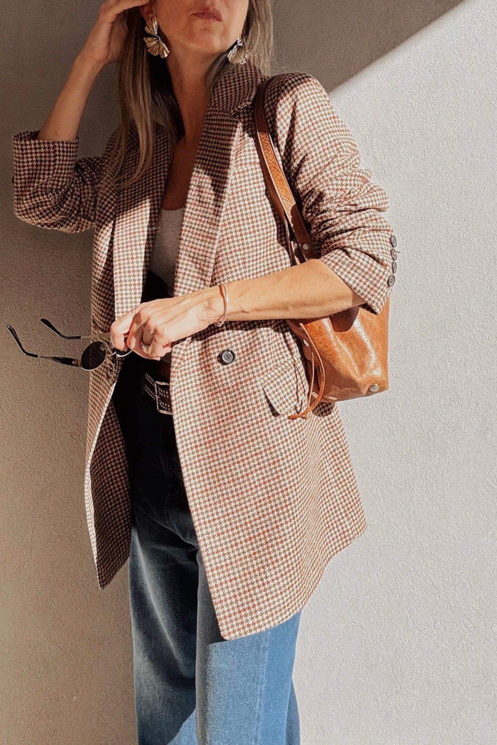 Blazer marron "Adèle"