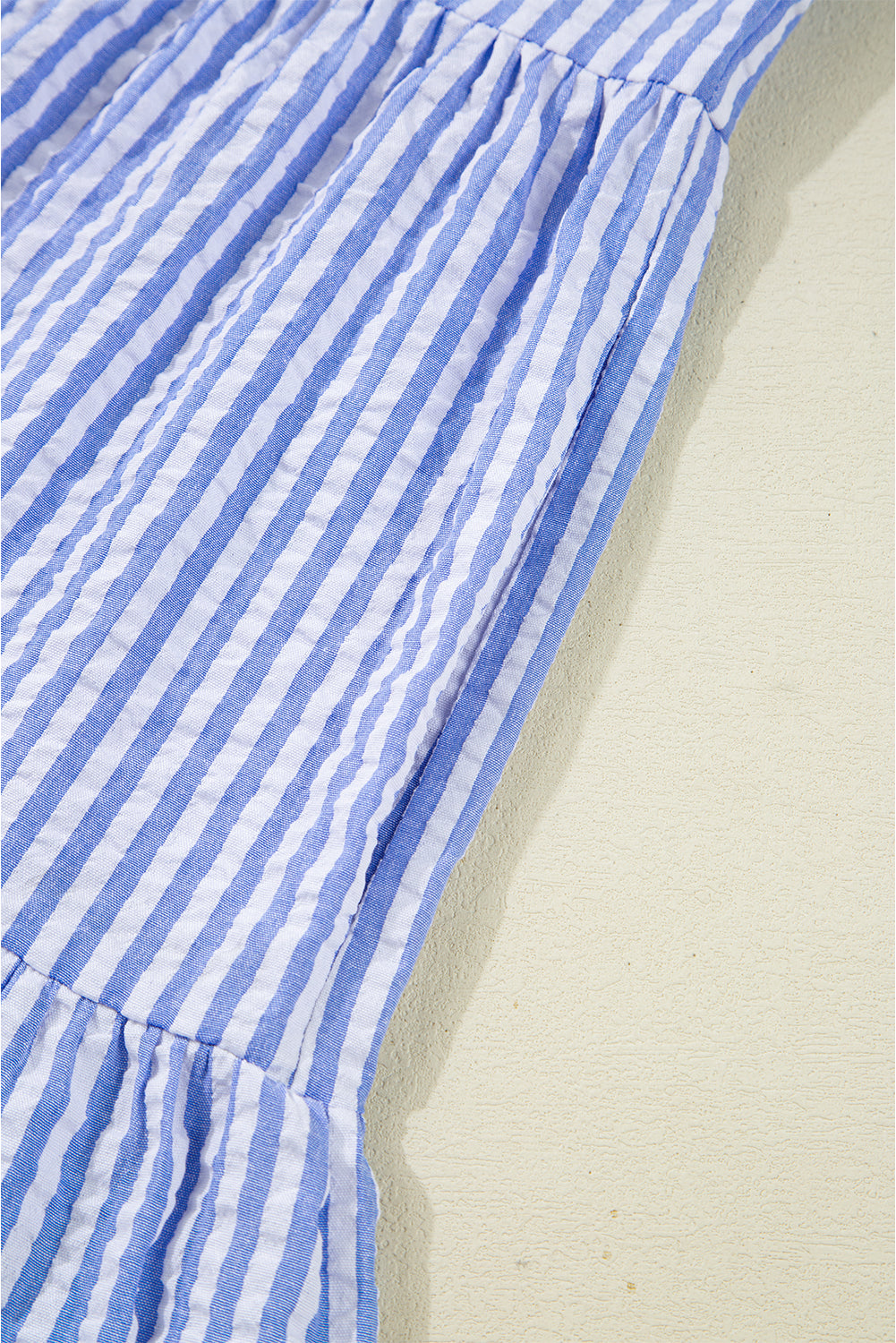 Robe courte bleue "Zoé"