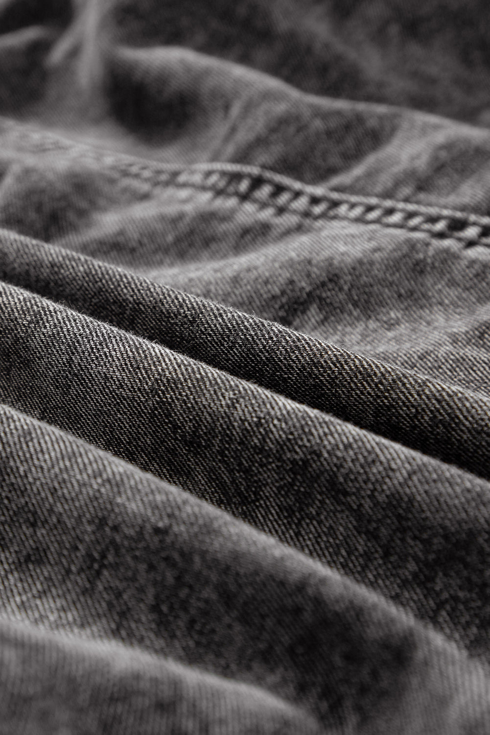Robe courte en jean | Avec poches