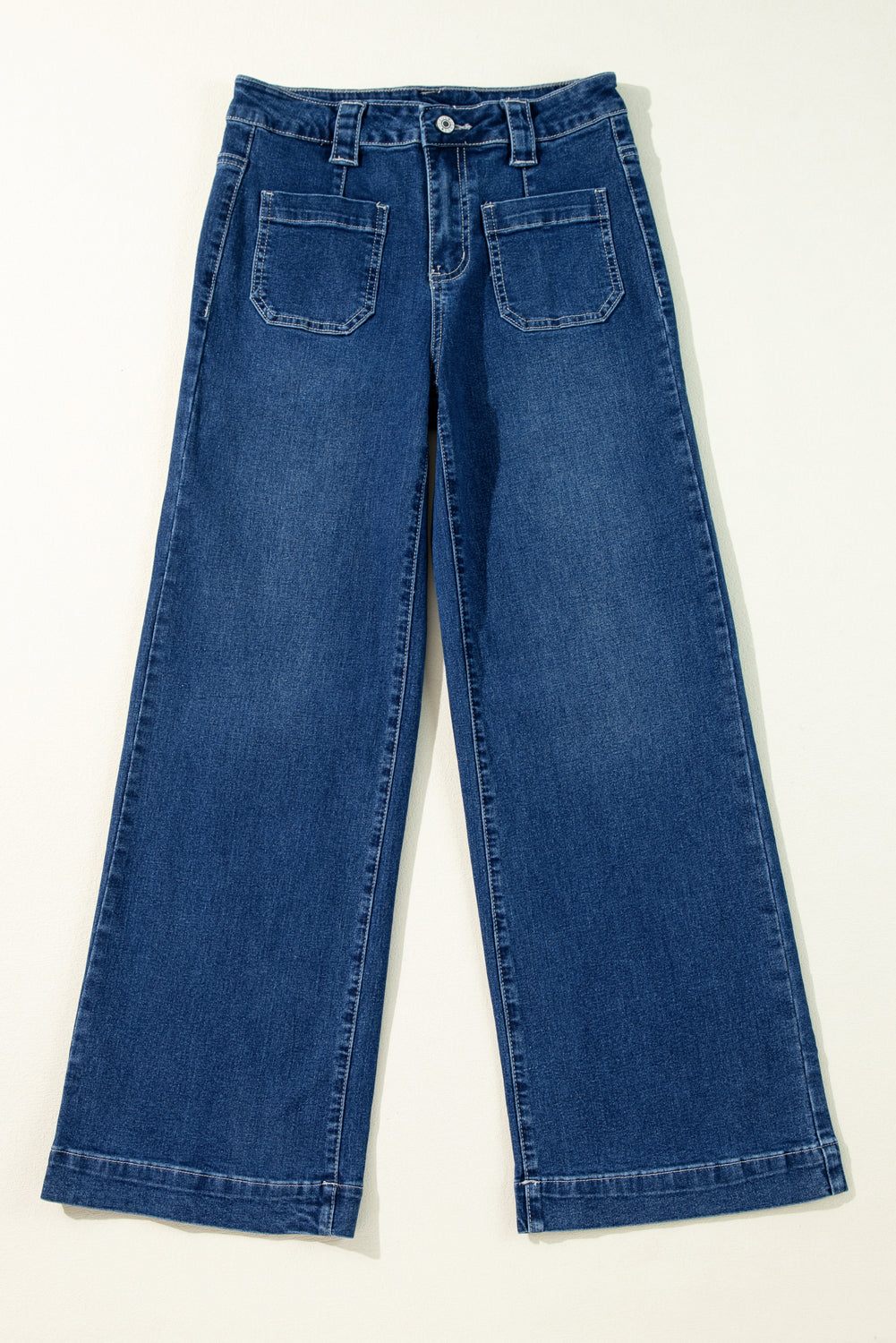 Jean pour FEMMES | Bleu | Large et straight