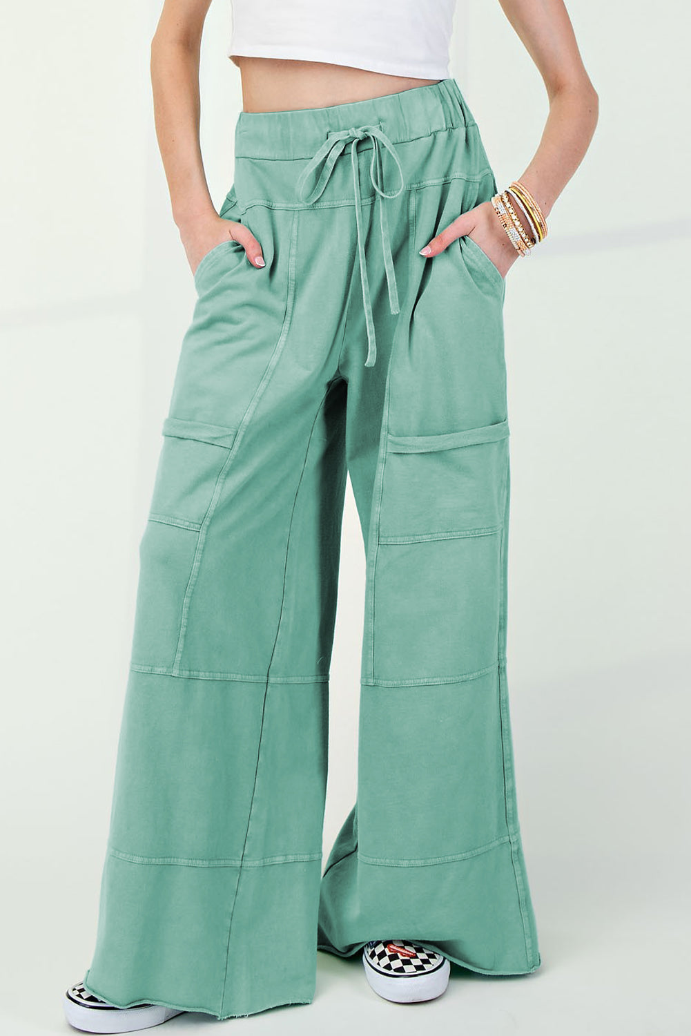 Pantalon cargo large "Cynthia" | Pour FEMMES