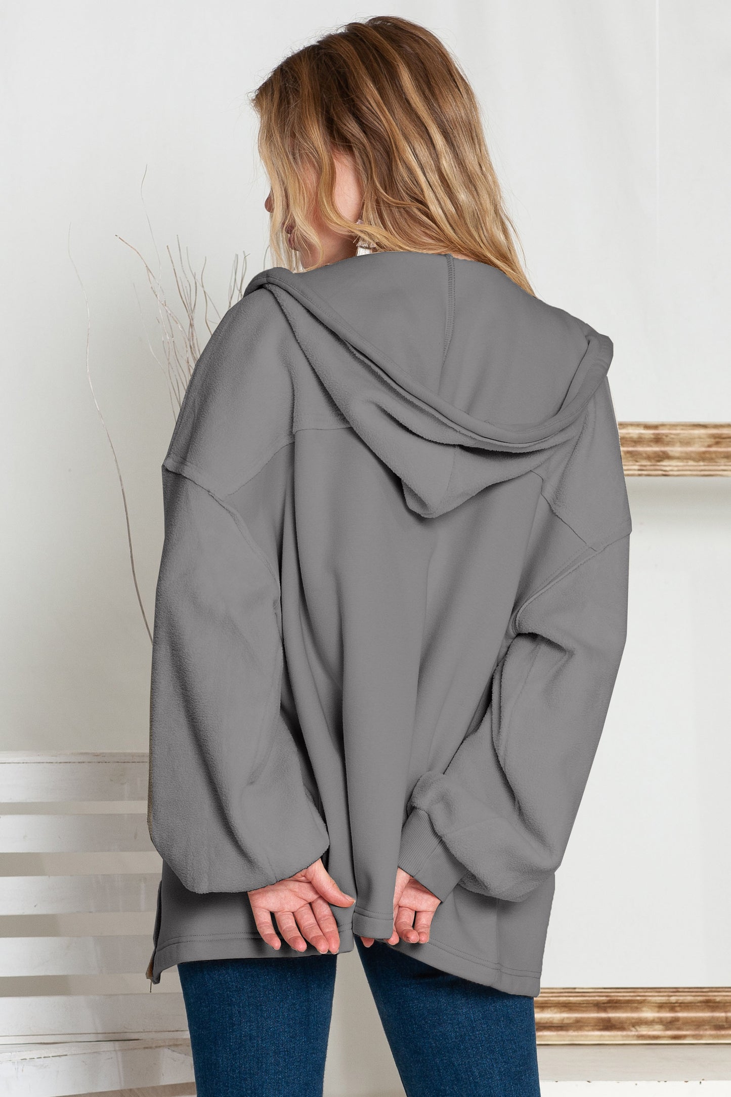 Pull capuché & zippé | Pour FEMMES