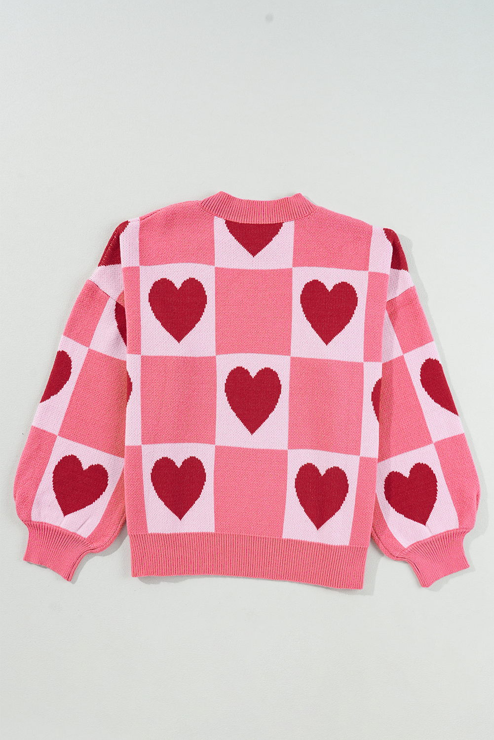 Pink Heart Sweater | For WOMEN