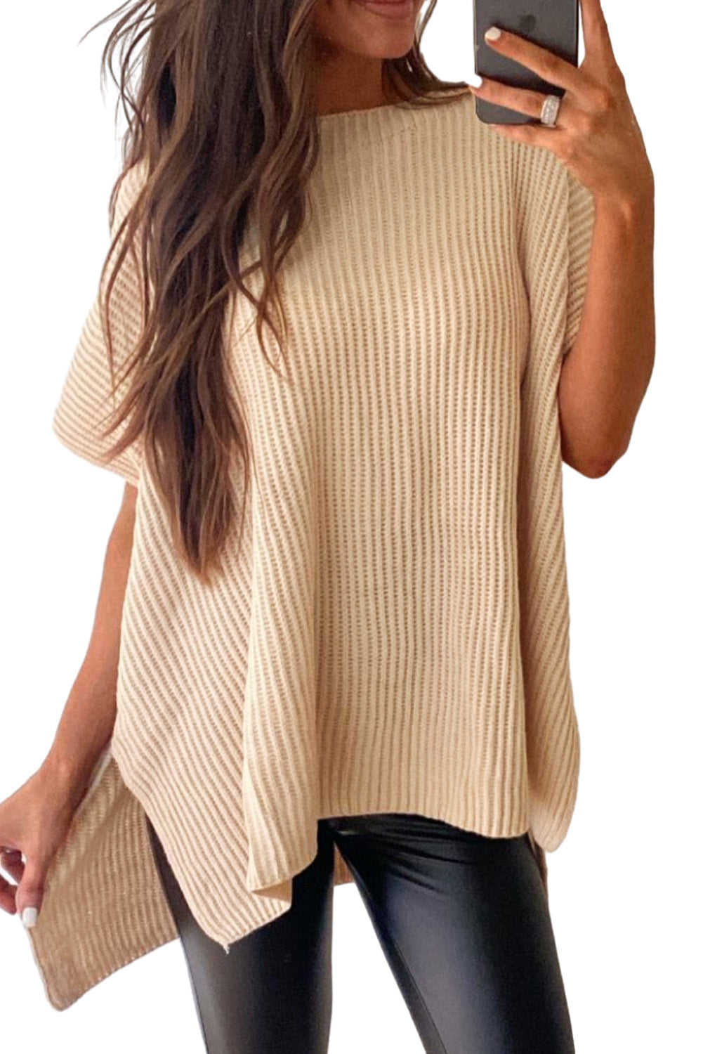 Pull Oversize rose "Mélanie" | Pour FEMMES