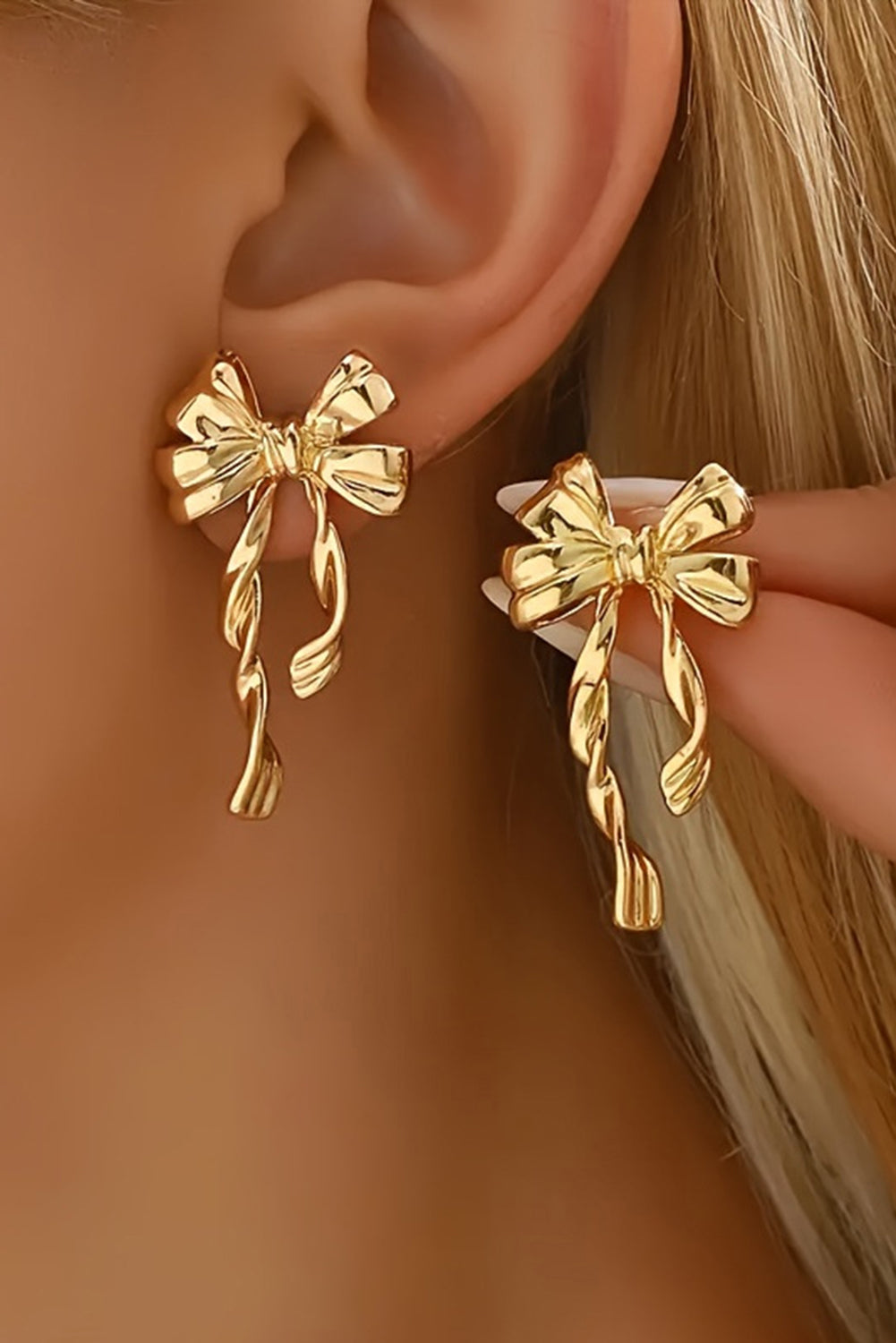 Boucles d'oreilles en noeud "Carmen"