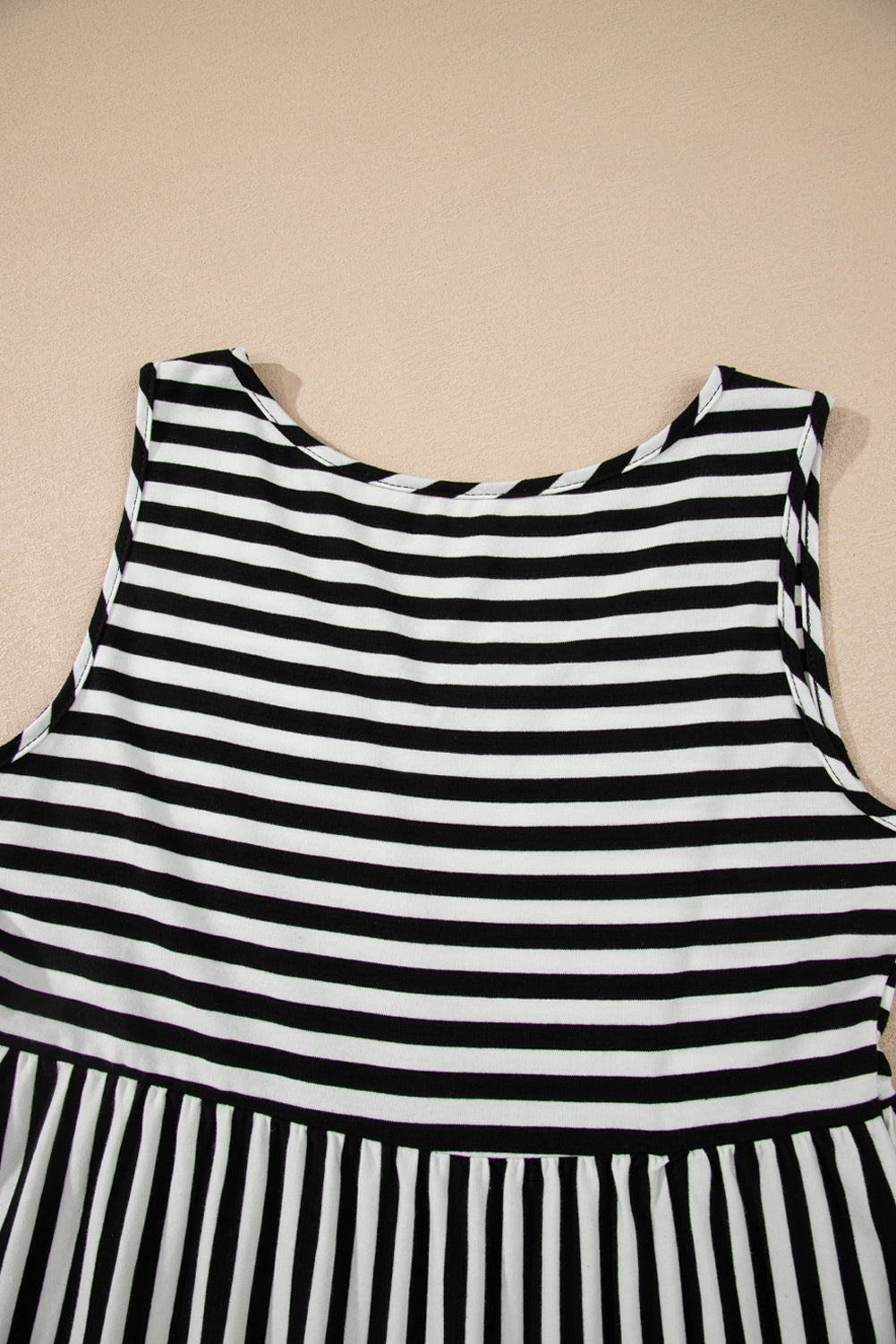 Robe courte "Juliette" | Bleu, Noir, Rose | Sans manches