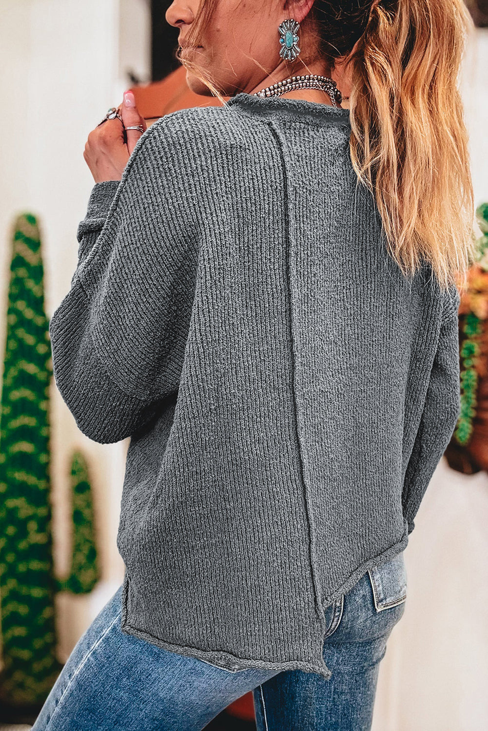 Gray "Flavia" sweater, for WOMEN
