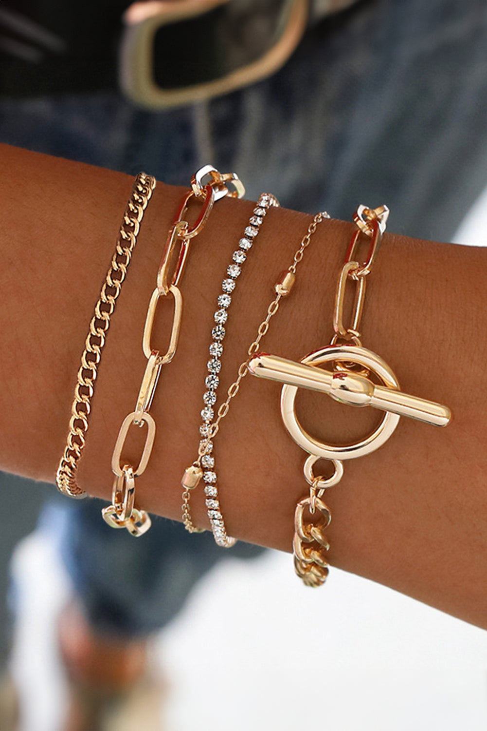 Shiny Gold Bracelet | Multi-Layer | For WOMEN