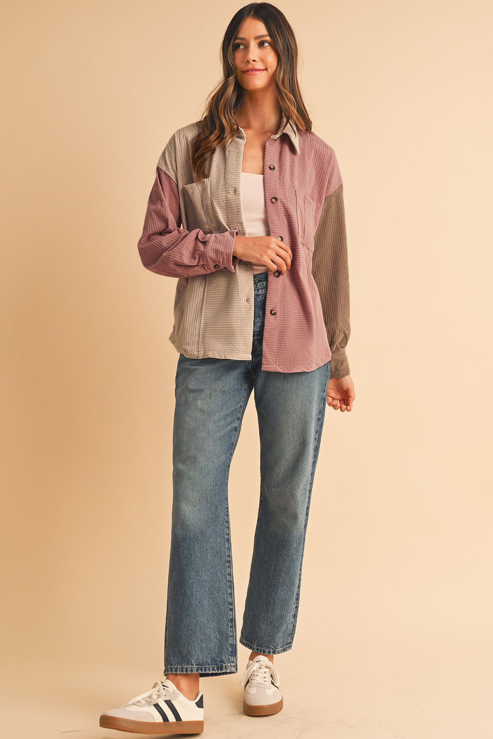 Veste de surchemise | En velours | Pour FEMMES