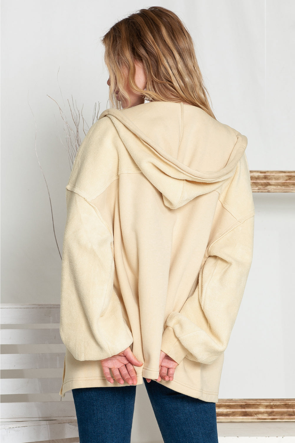 Pull capuché & zippé | Pour FEMMES