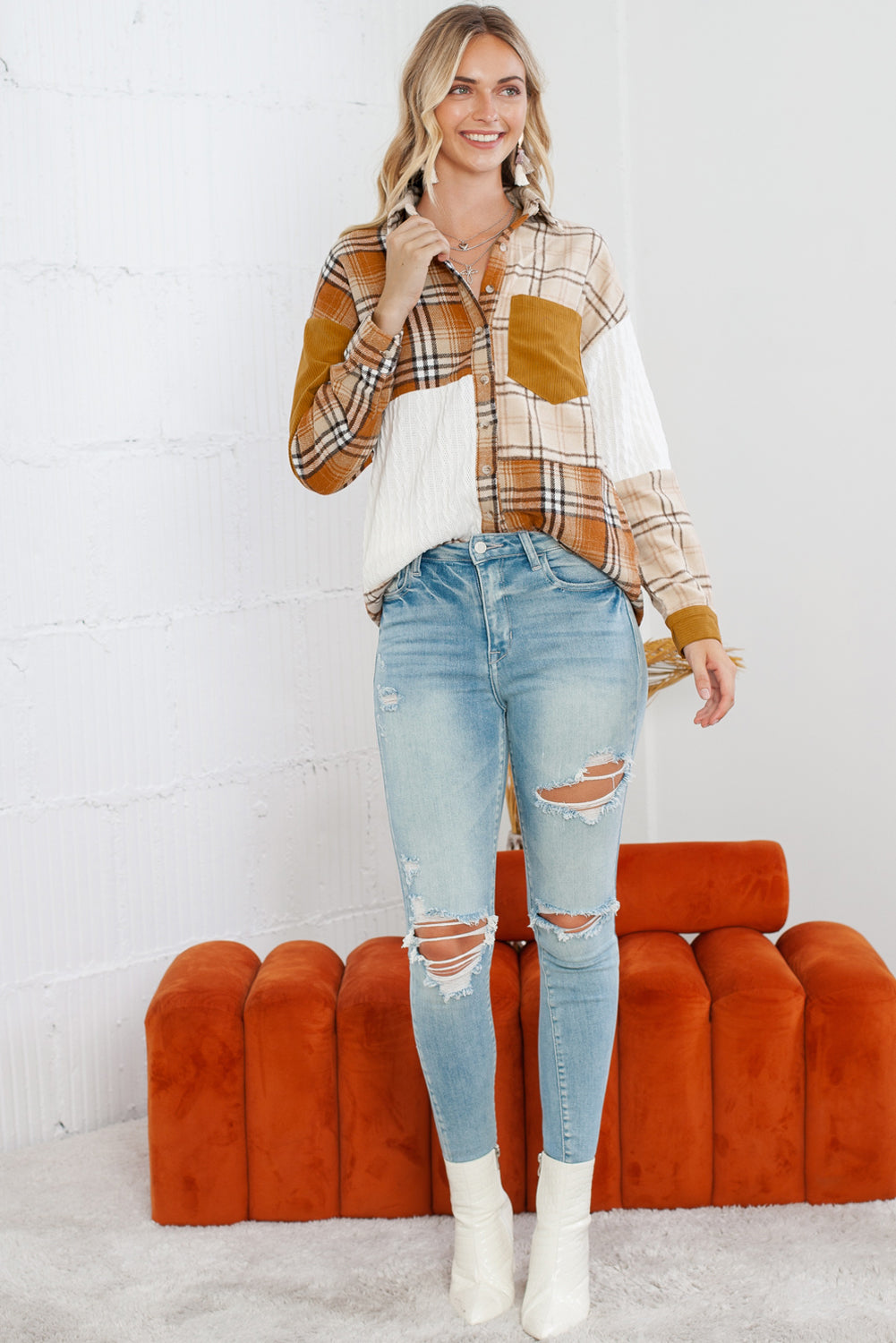 Surechemise boutonnée | Multicolore | Pour FEMMES