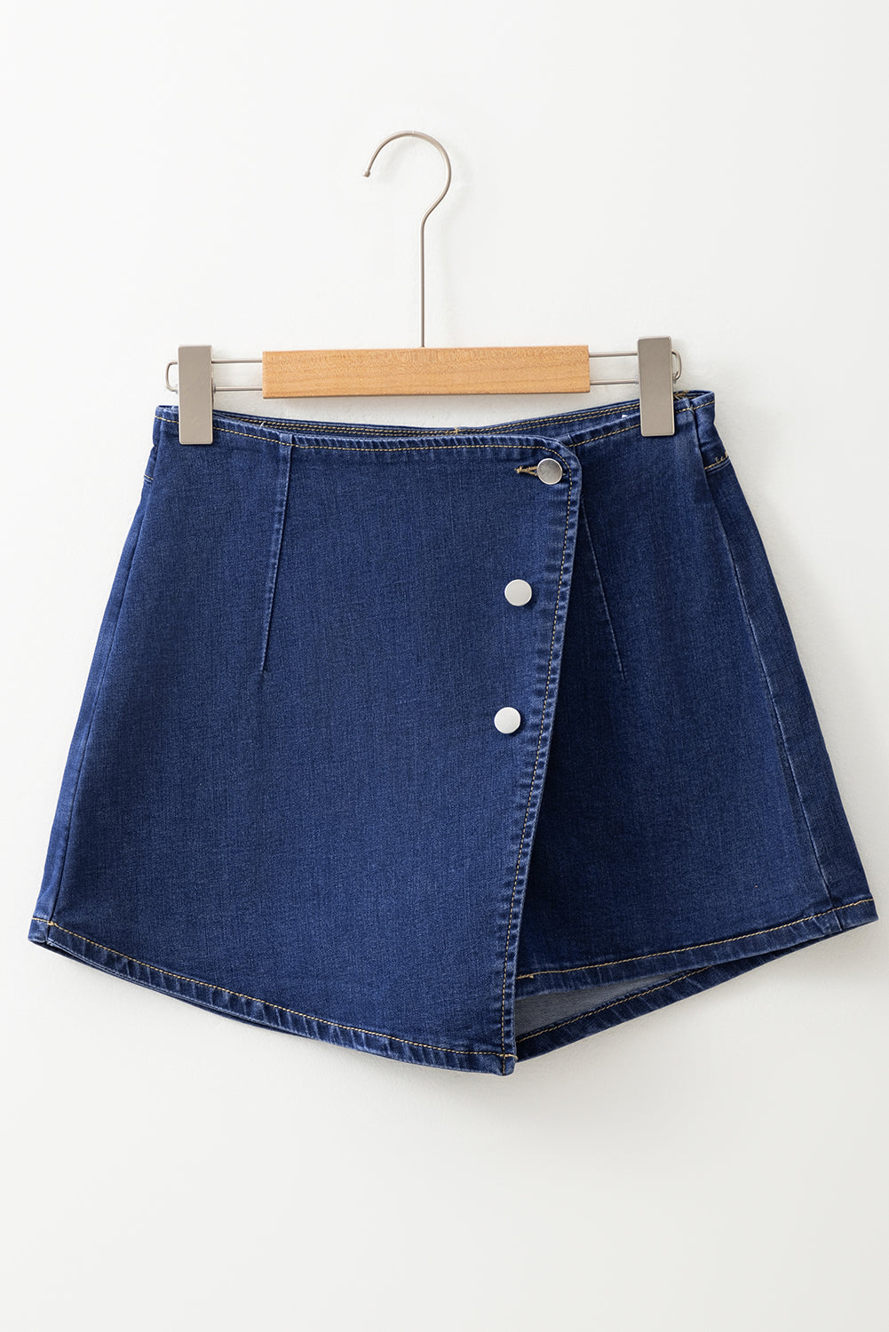 Short en jean bleu | Boutonné | Pour FEMMES