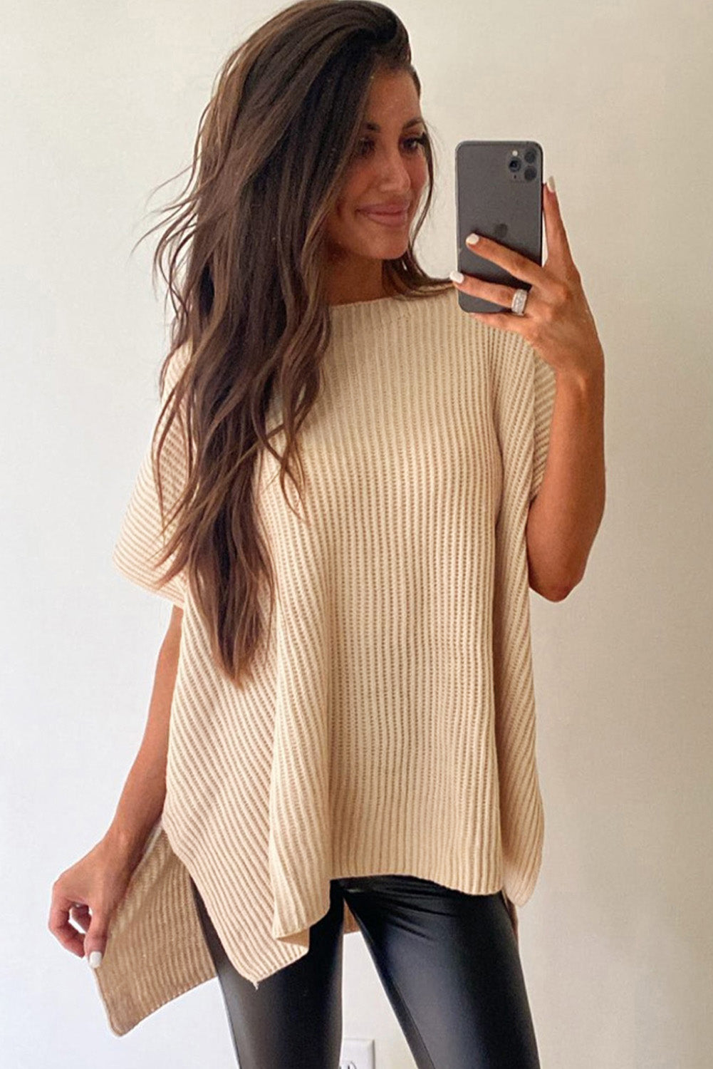 Pull Oversize rose "Mélanie" | Pour FEMMES