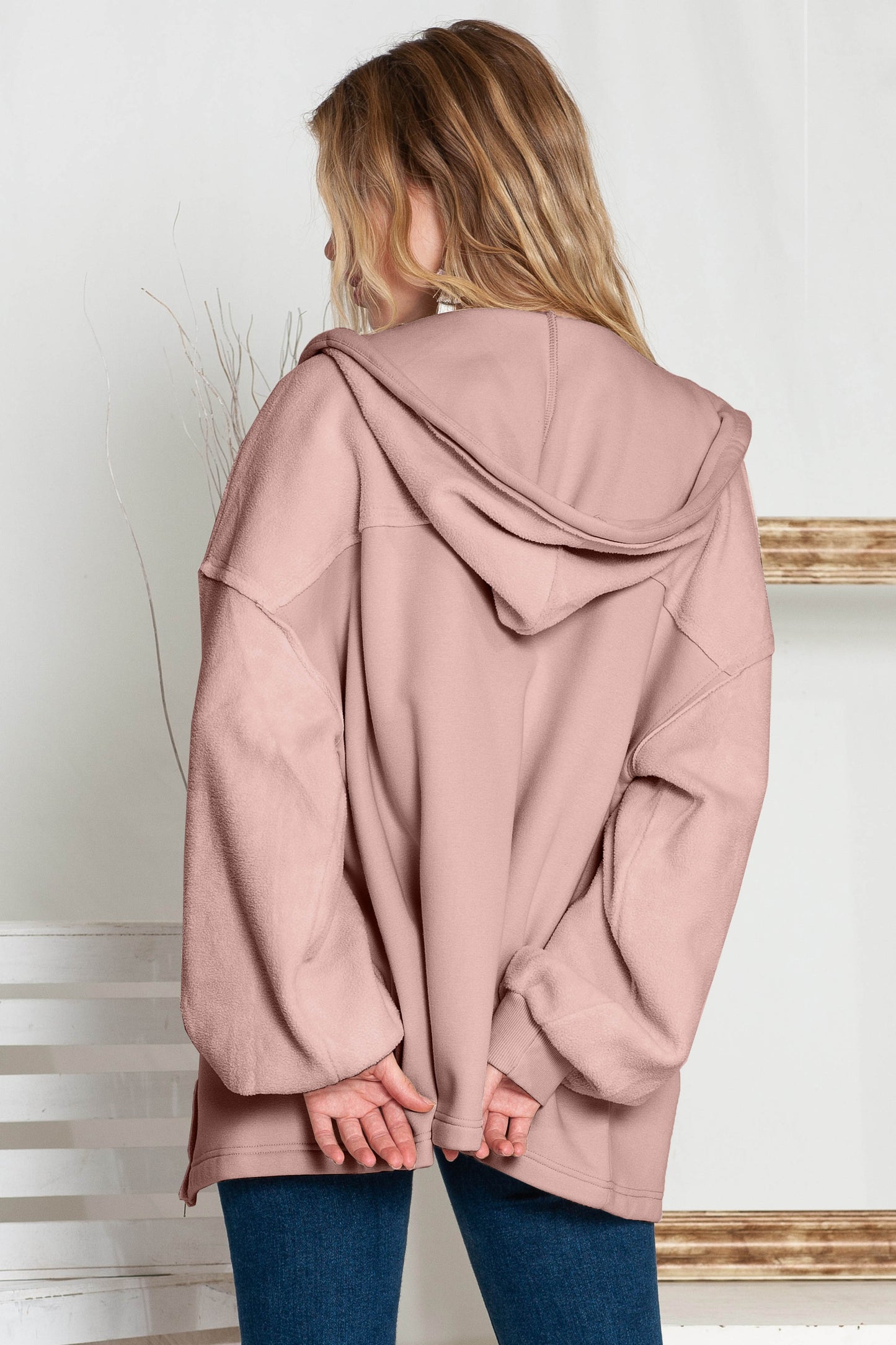 Pull capuché & zippé | Pour FEMMES