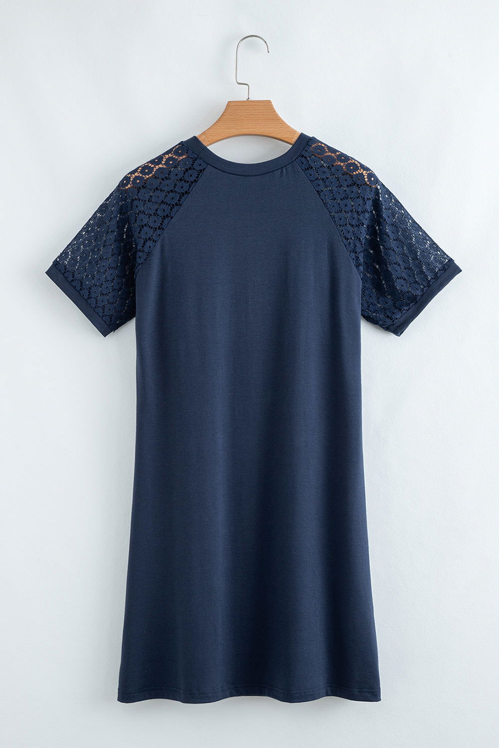 Robe courte verte en dentelle - ELLEsinil