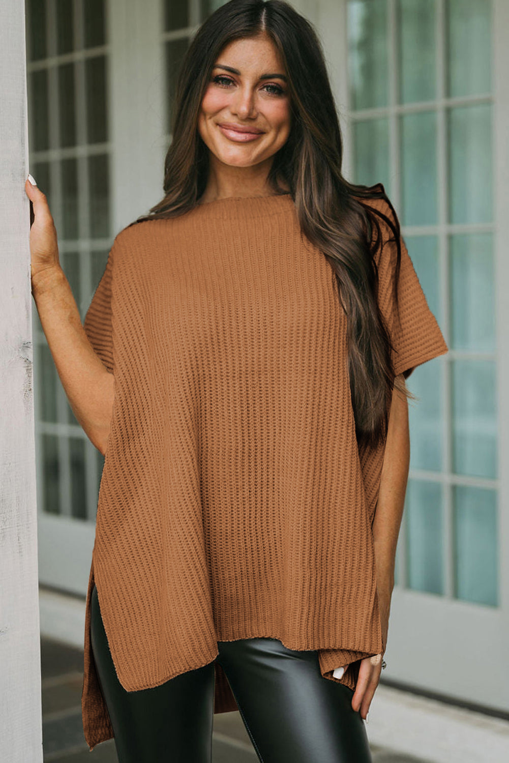 Pull Oversize rose "Mélanie" | Pour FEMMES