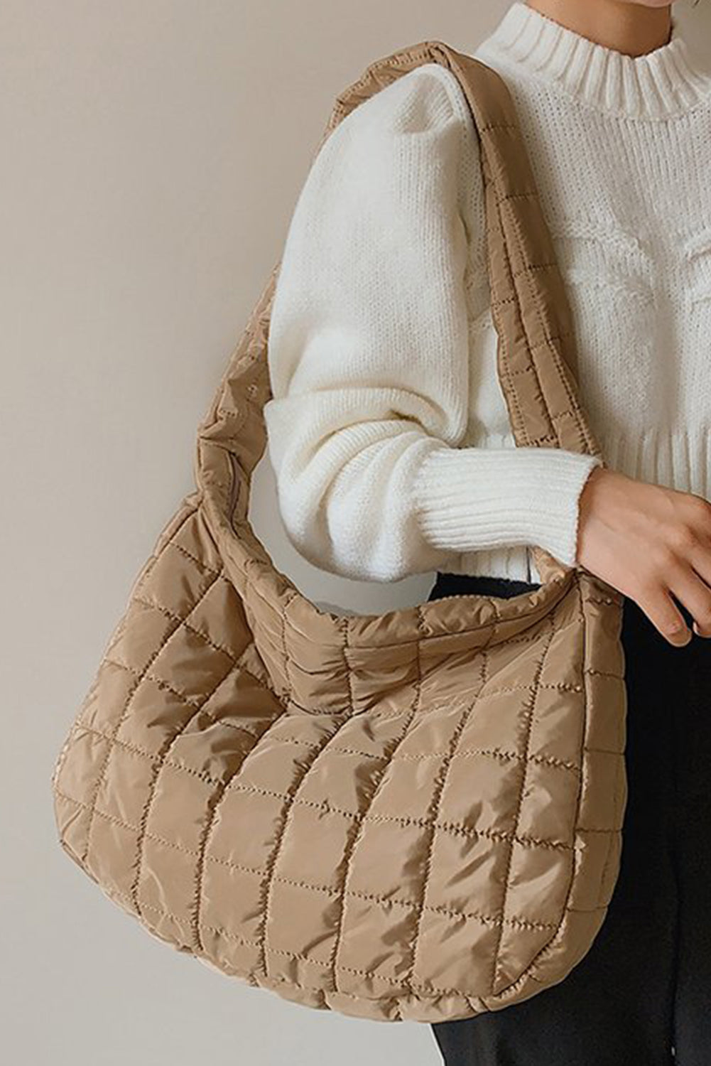 Sac noir large "Mariana" pour FEMMES