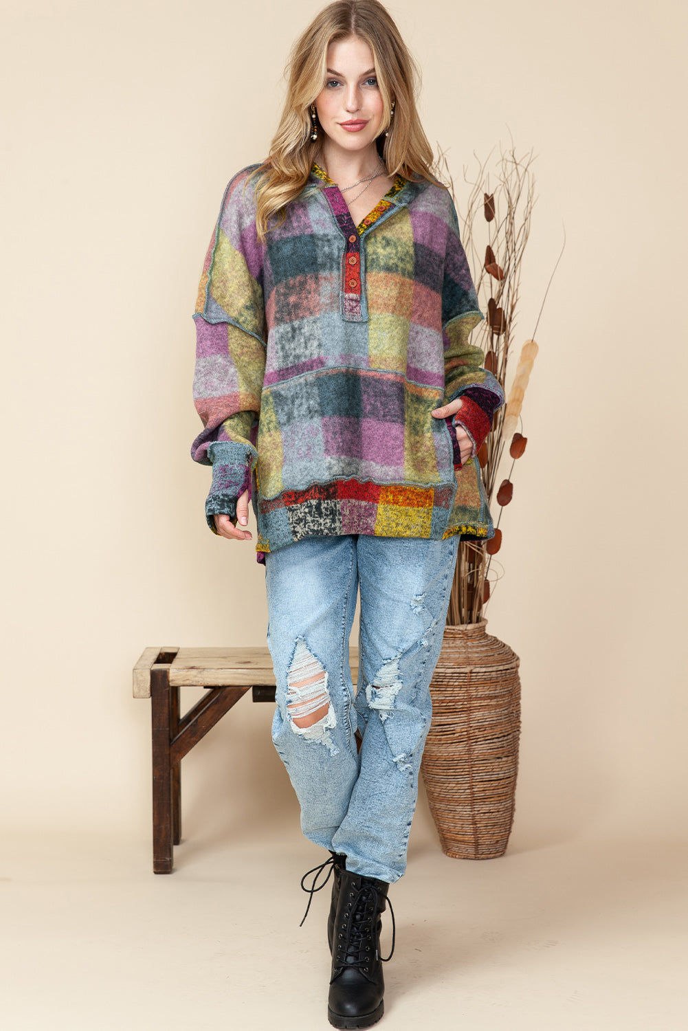 Pull à capuche "Noémie" pour FEMMES