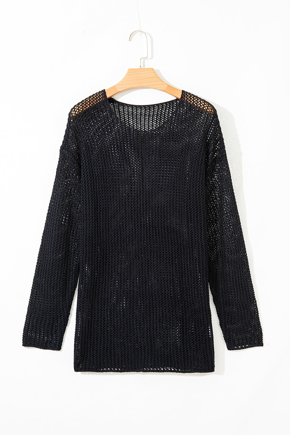 Women's "Victoria" Black Long Sleeve Top