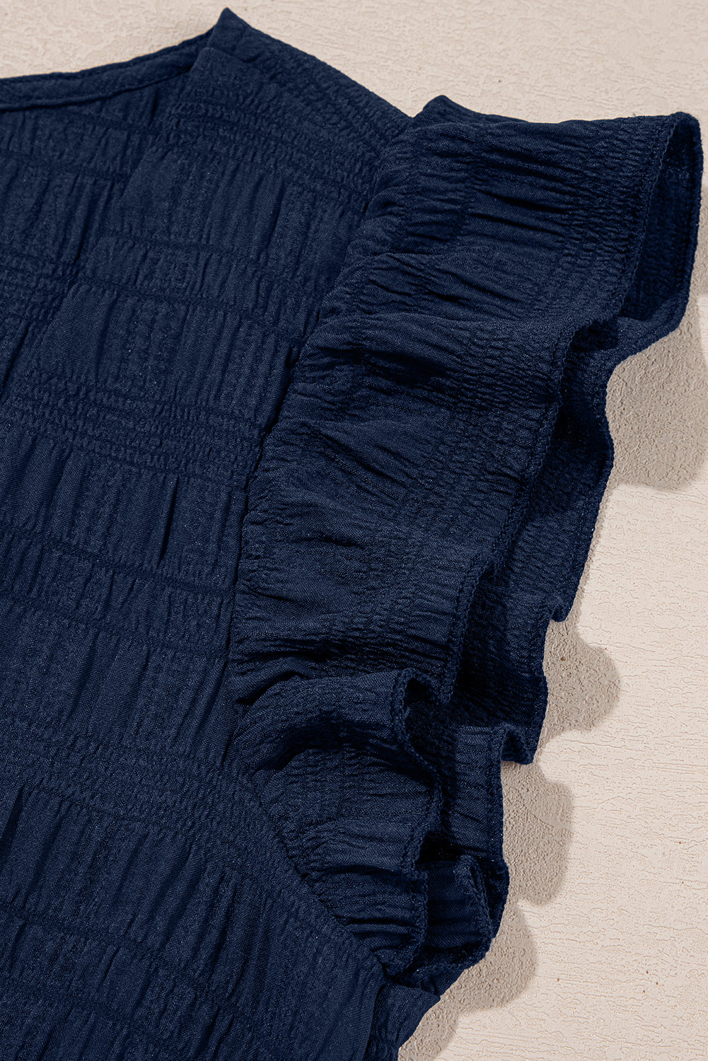Ensemble bleu foncé | Haut sans manches + short | Pour FEMMES