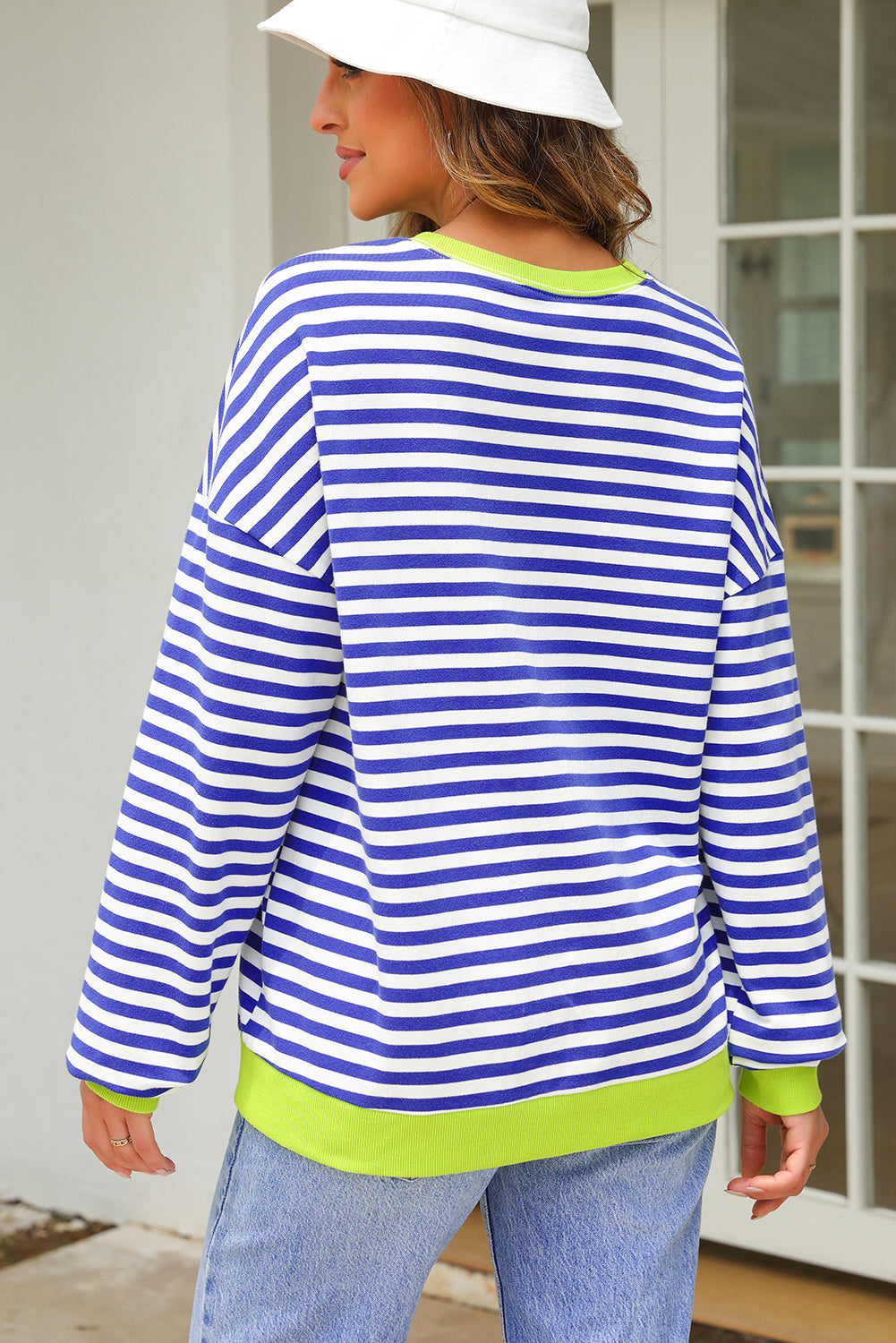 Sweatshirt "Hélène" à rayures, pour FEMMES