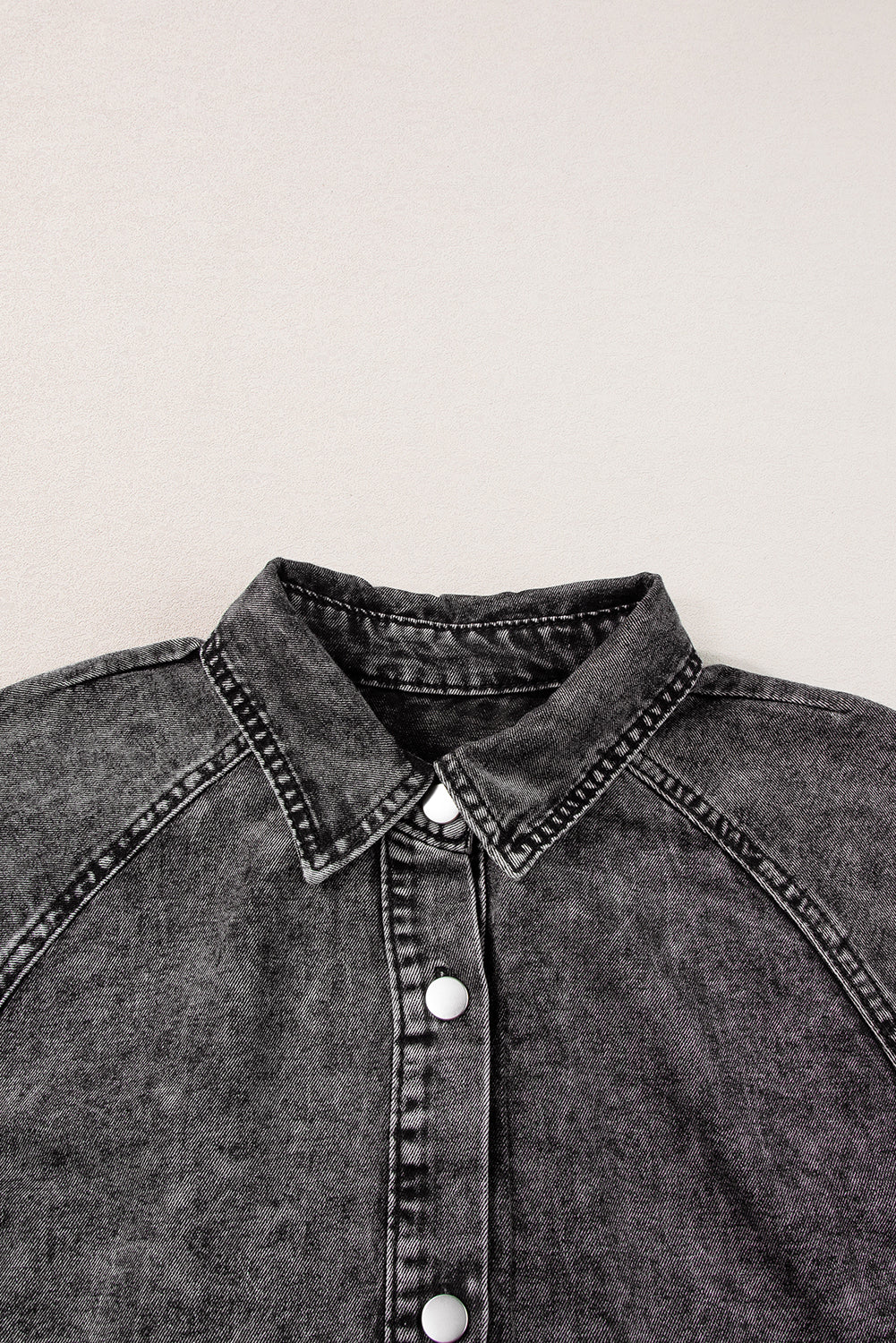 Robe courte en jean | Avec poches