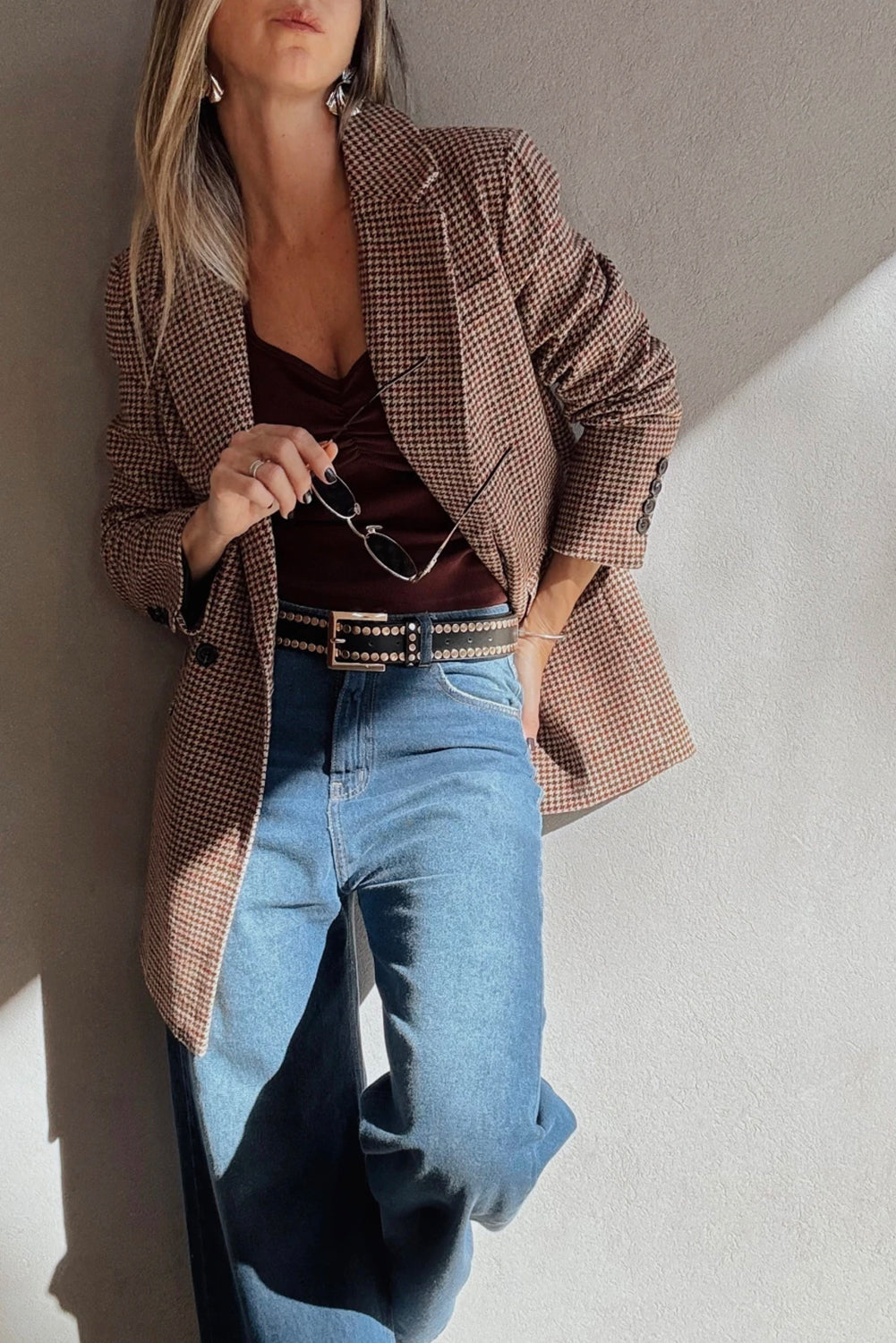 Blazer marron "Adèle"