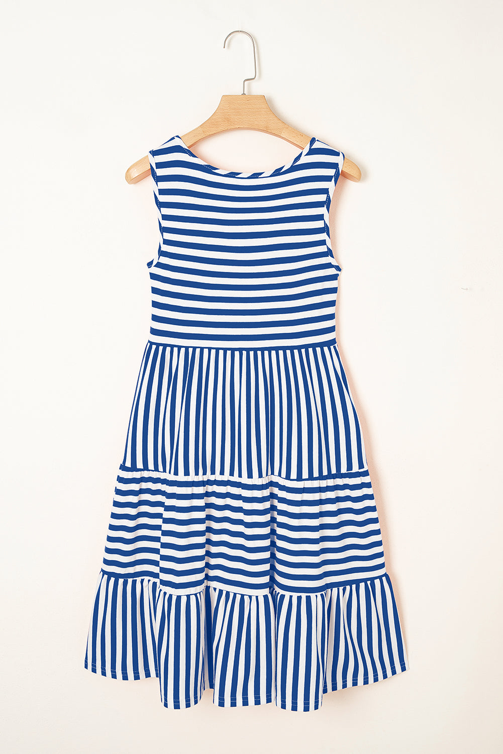 Robe courte "Juliette" | Bleu, Noir, Rose | Sans manches