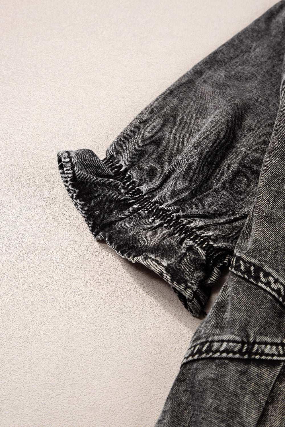 Robe courte en jean | Avec poches