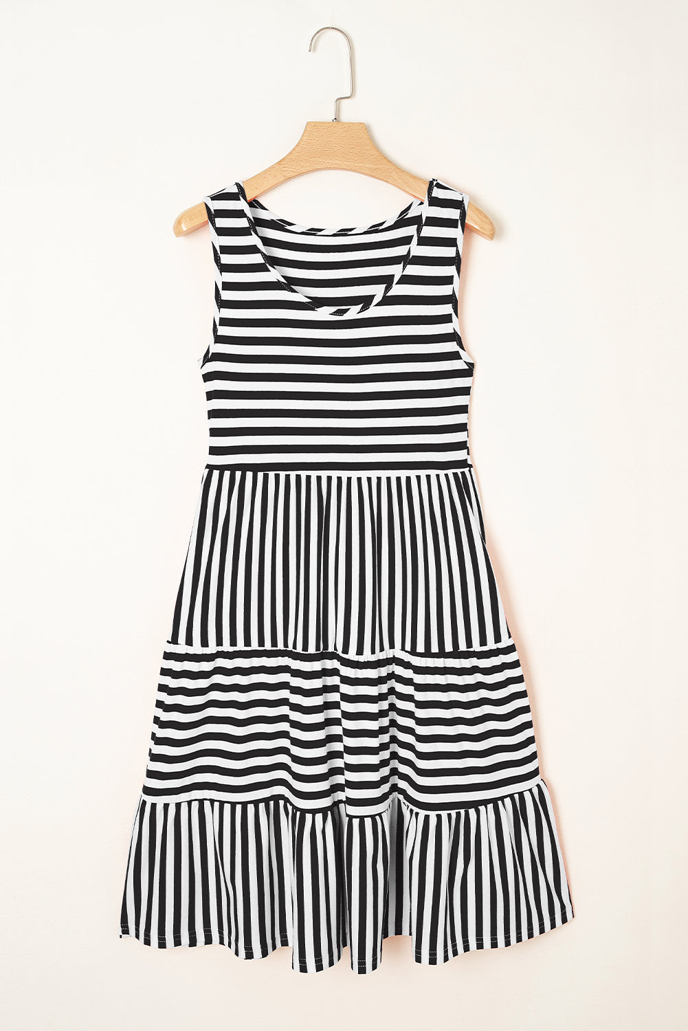 Robe courte "Juliette" | Bleu, Noir, Rose | Sans manches