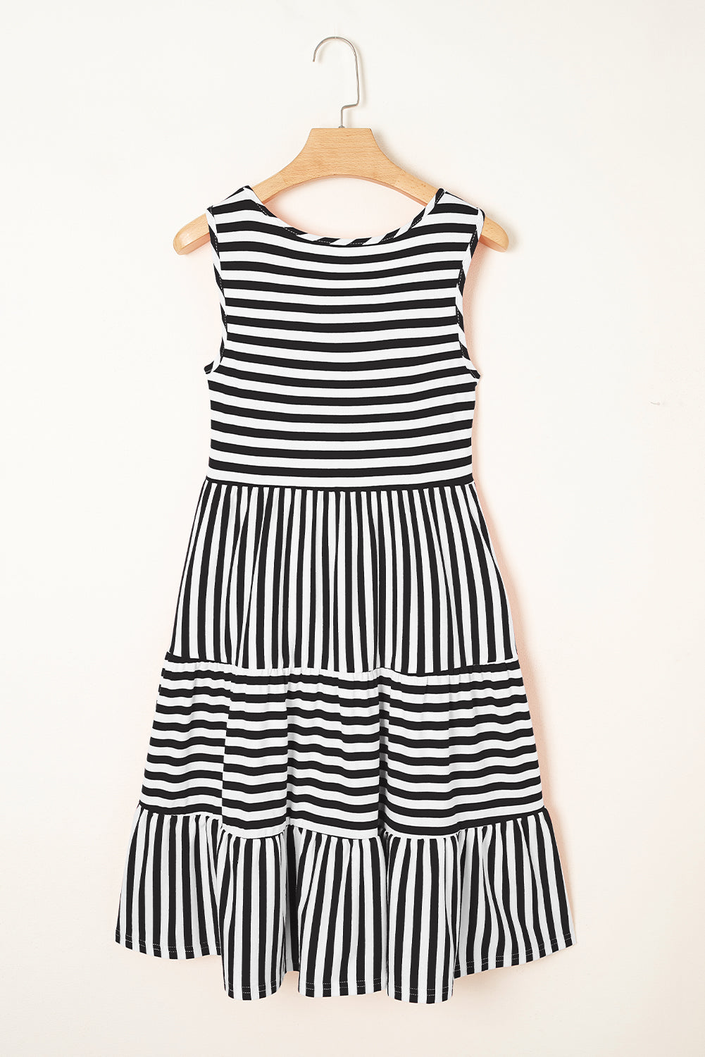 Robe courte "Juliette" | Bleu, Noir, Rose | Sans manches