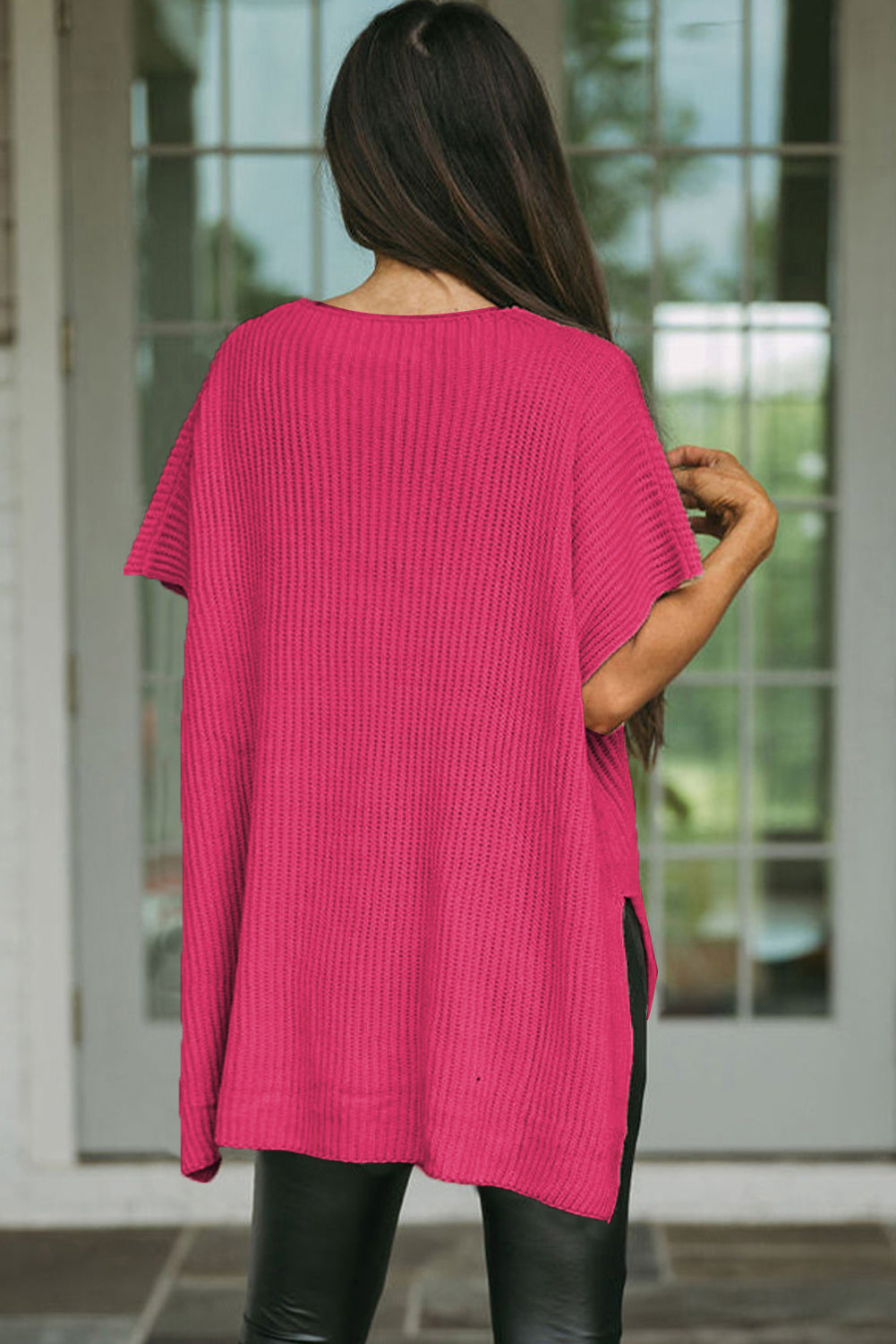 Pull Oversize rose "Mélanie" | Pour FEMMES