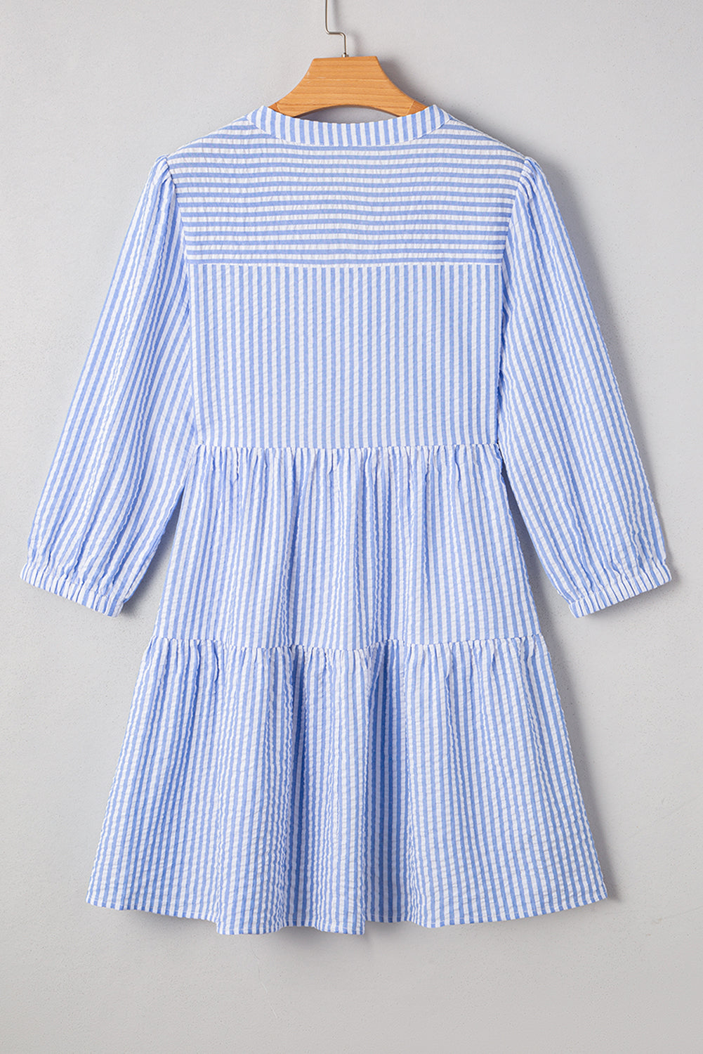 Robe courte bleue "Zoé"