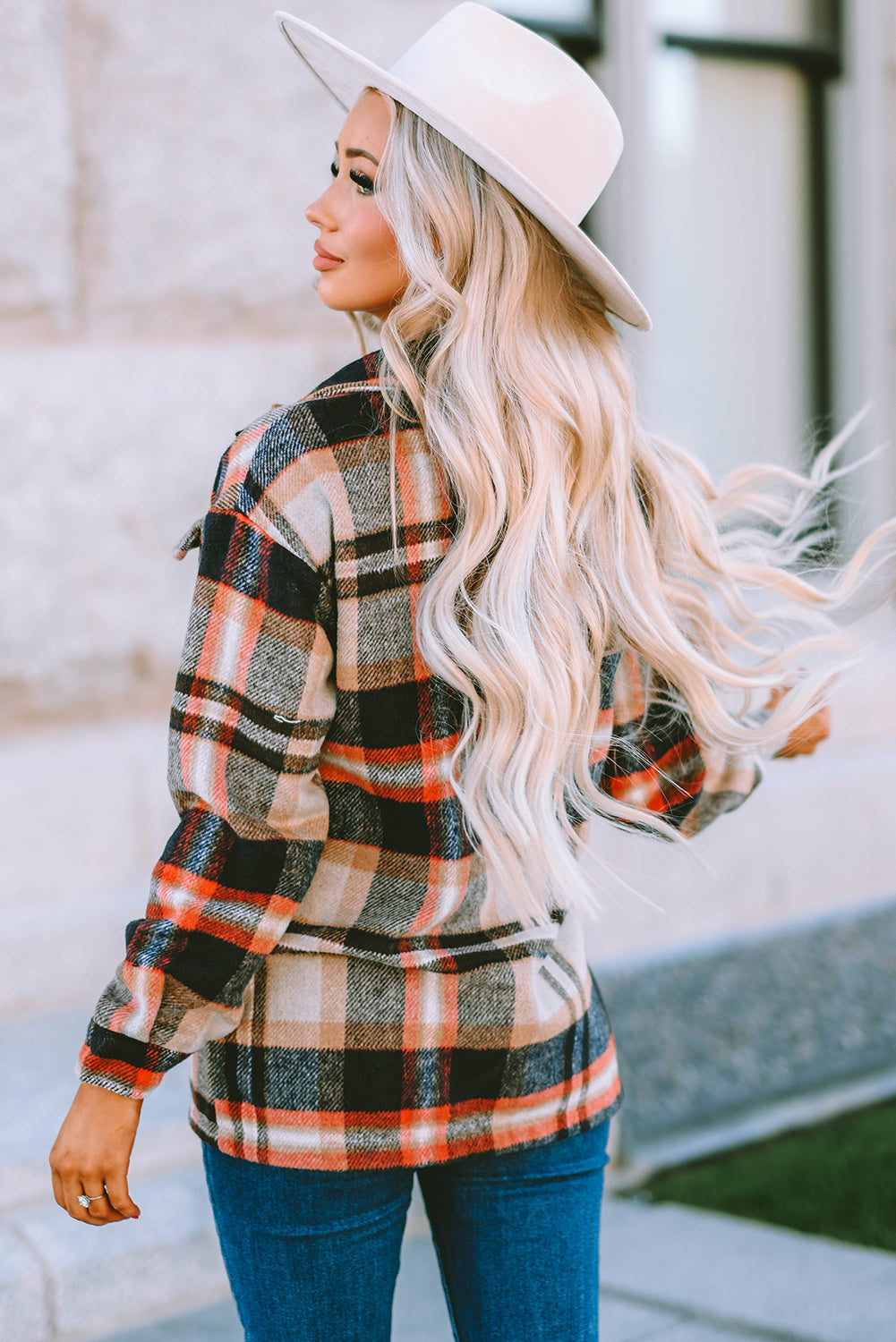 Plaid Overshirt Jacket | For WOMEN
