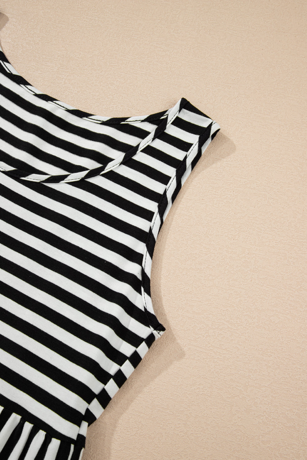 Robe courte "Juliette" | Bleu, Noir, Rose | Sans manches