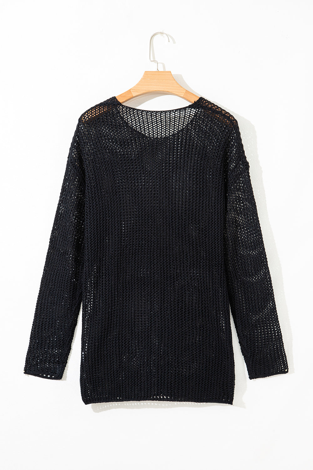 Women's "Victoria" Black Long Sleeve Top