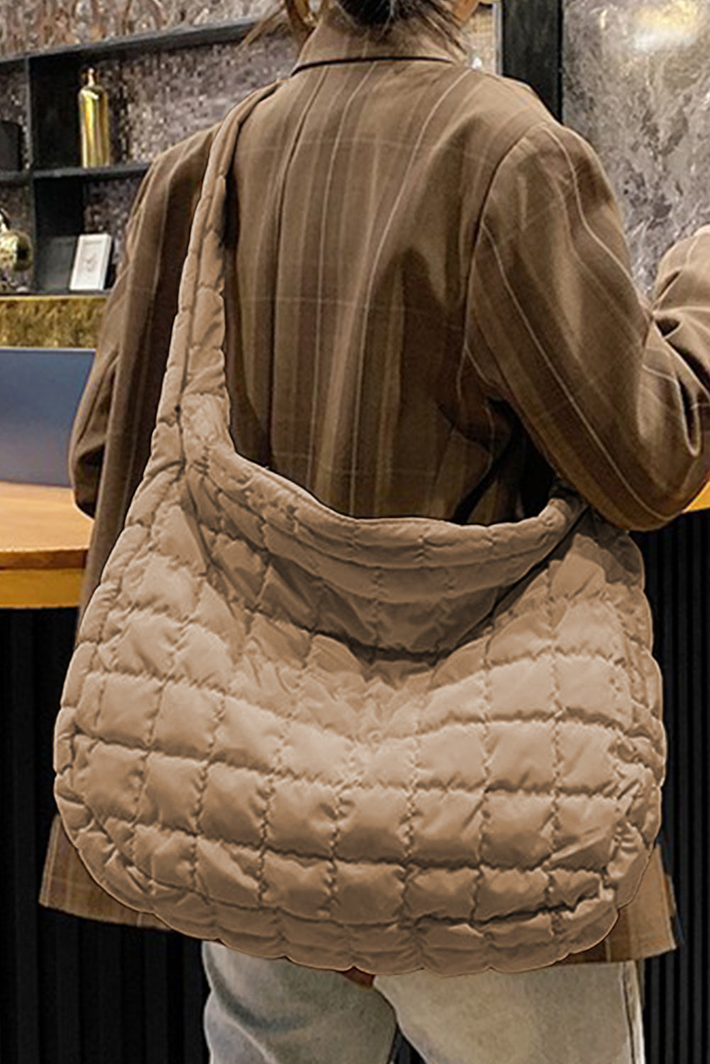 Sac noir large "Mariana" pour FEMMES
