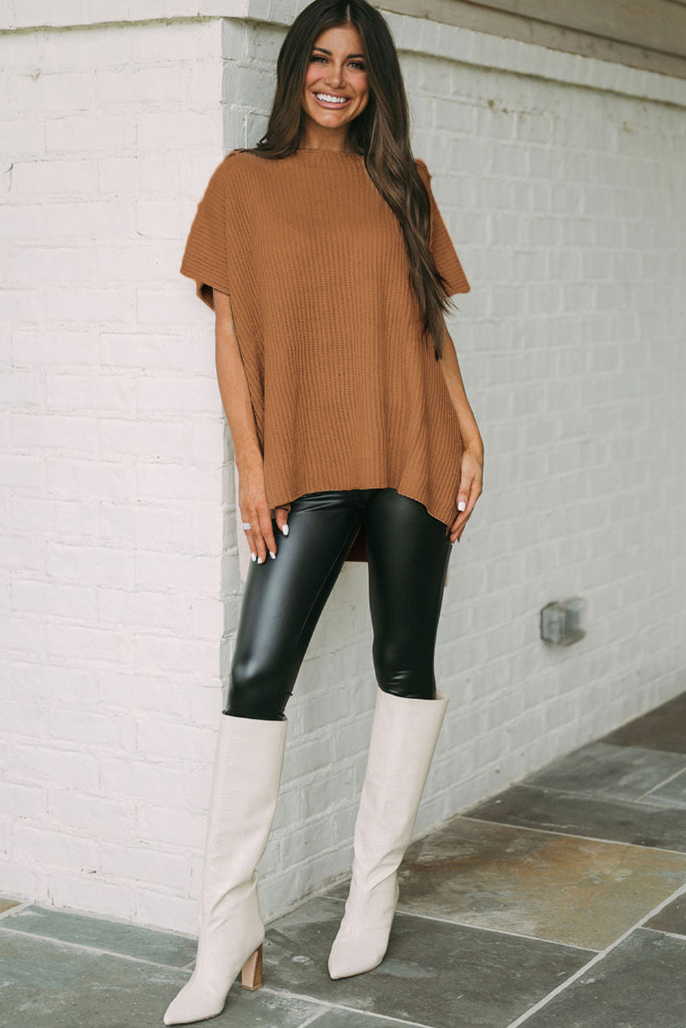Pull Oversize rose "Mélanie" | Pour FEMMES