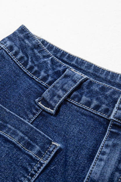 Jean pour FEMMES | Bleu | Large et straight
