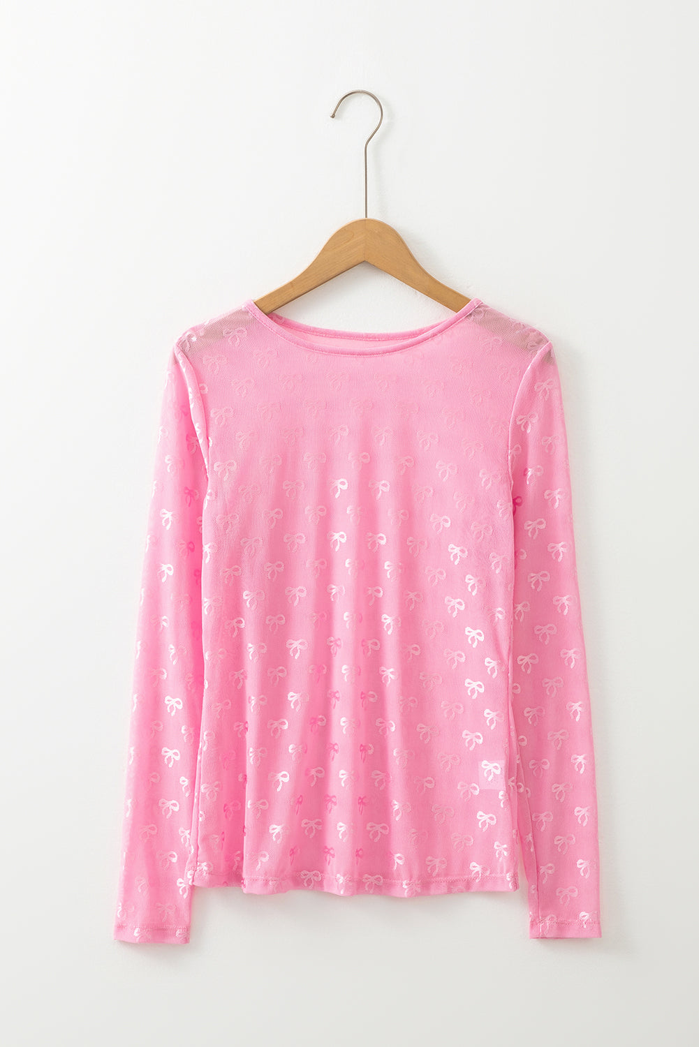 Pink Long Sleeve Top | For WOMEN