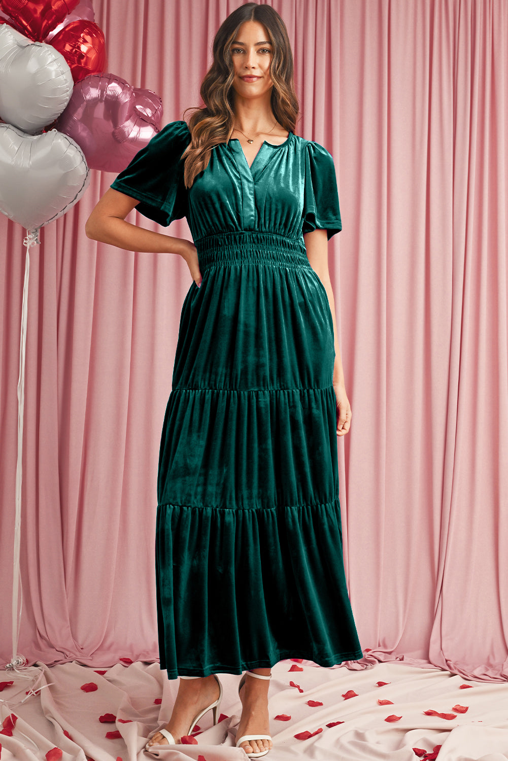 Robe longue | En velours