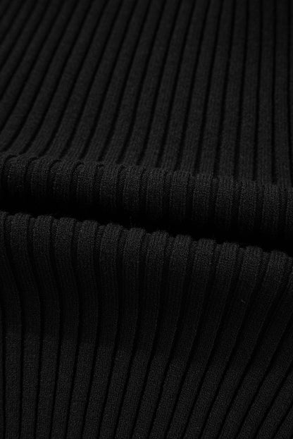 Pull noir à épaules dénudées, pour FEMMES
