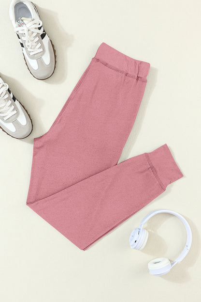 Black skinny joggers | With pockets | For women